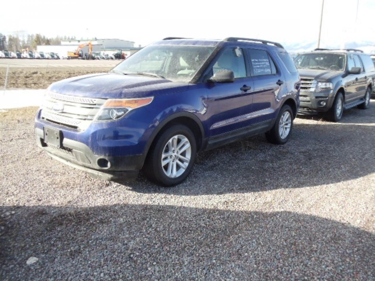 2015 Blue /Gray Ford Explorer Base 4WD (1FM5K8B88FG) with an 3.5L V6 DOHC 24V engine, 6-Speed Automatic transmission, located at 5465 Highway 2 W., Columbia Falls, MT, 59912, (406) 892-4407, 48.352188, -114.240929 - Photo#2